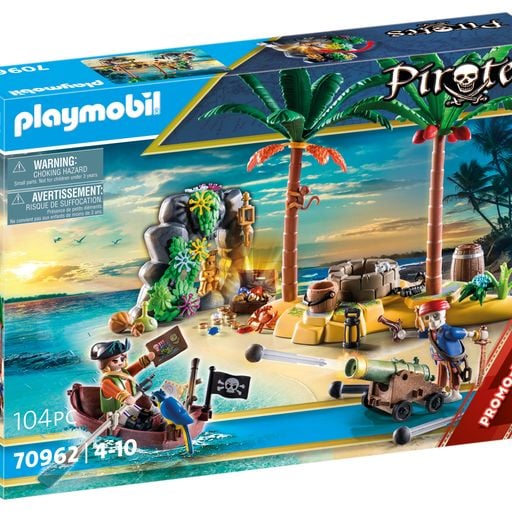 Buy Playmobil Pirate Treasure Island With Skeleton