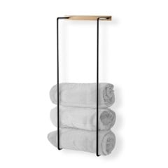 EKTA Living - Towel Rack - Olied Oak (EK-TR191)