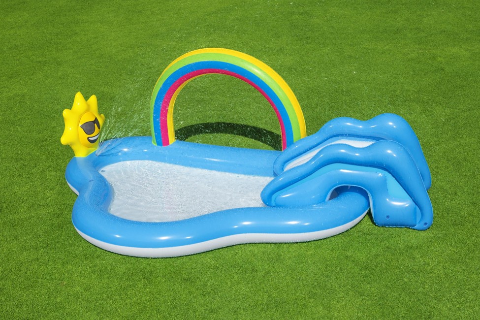 Bestway - Rainbow n' Shine Pool and Play Center - 2.57m x 1.45m x 91cm (53092)