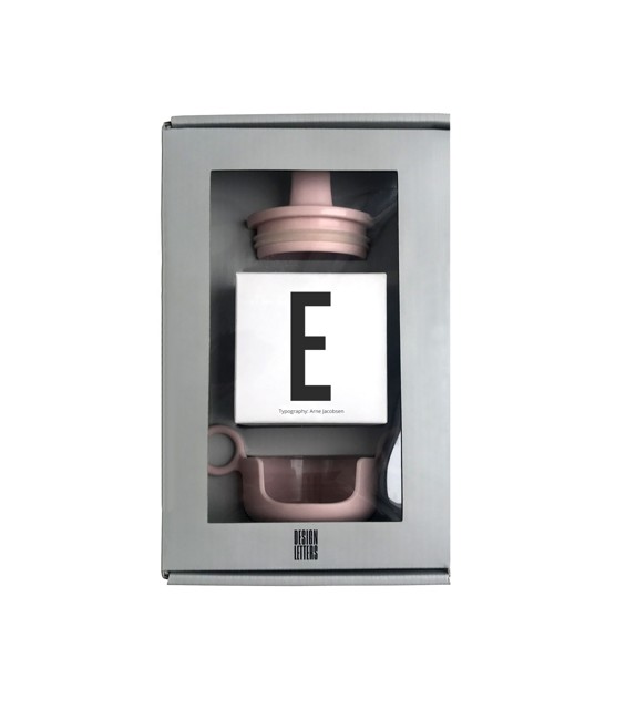 Design Letters - Grow With Your Cup Gaveæske E - Pink