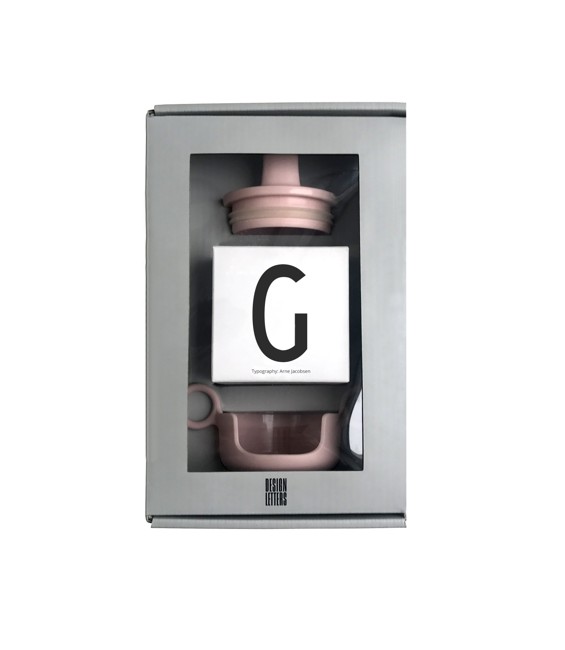 Design Letters - Grow With Your Cup Gaveæske G - Pink