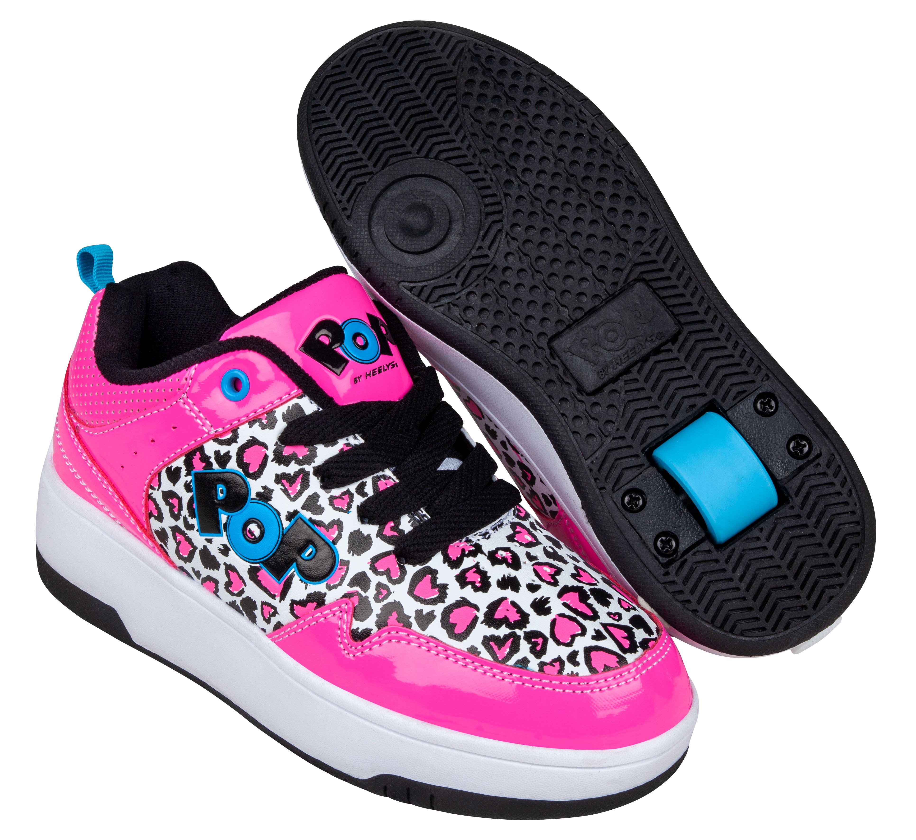 Heelys POP Shoes - Neon Pink (size 31) (POP-G1W-0056)