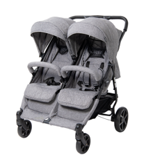 Babytrold - OS2 Twin Pushchair - Grey Denim