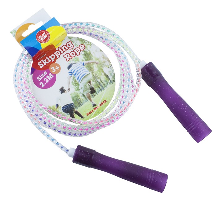 Playfun - Jumping Rope w/Purple Handle (6492)