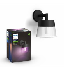 Philips Hue - Attract Wall Light - Hue Outdoor - White & Color Ambiance