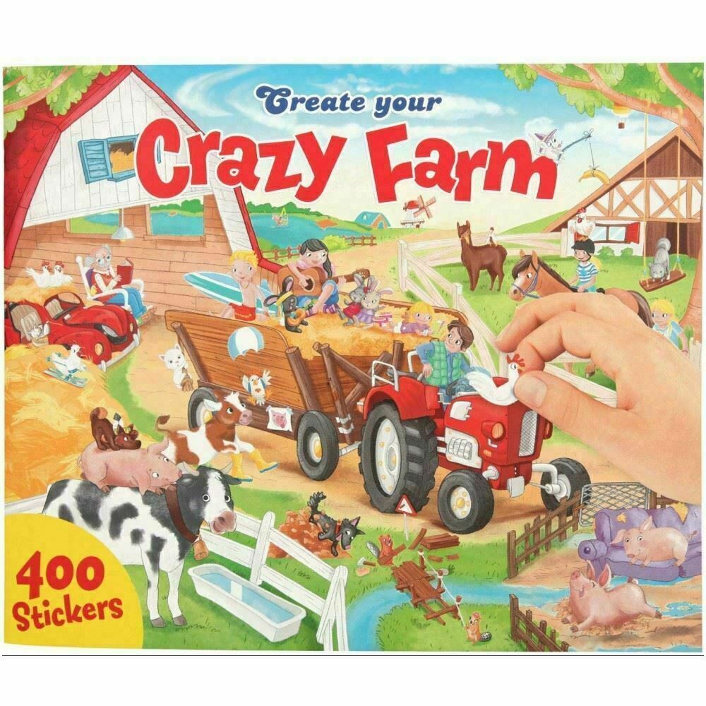 Create Your - Crazy Farm Sticker Book (0410745)