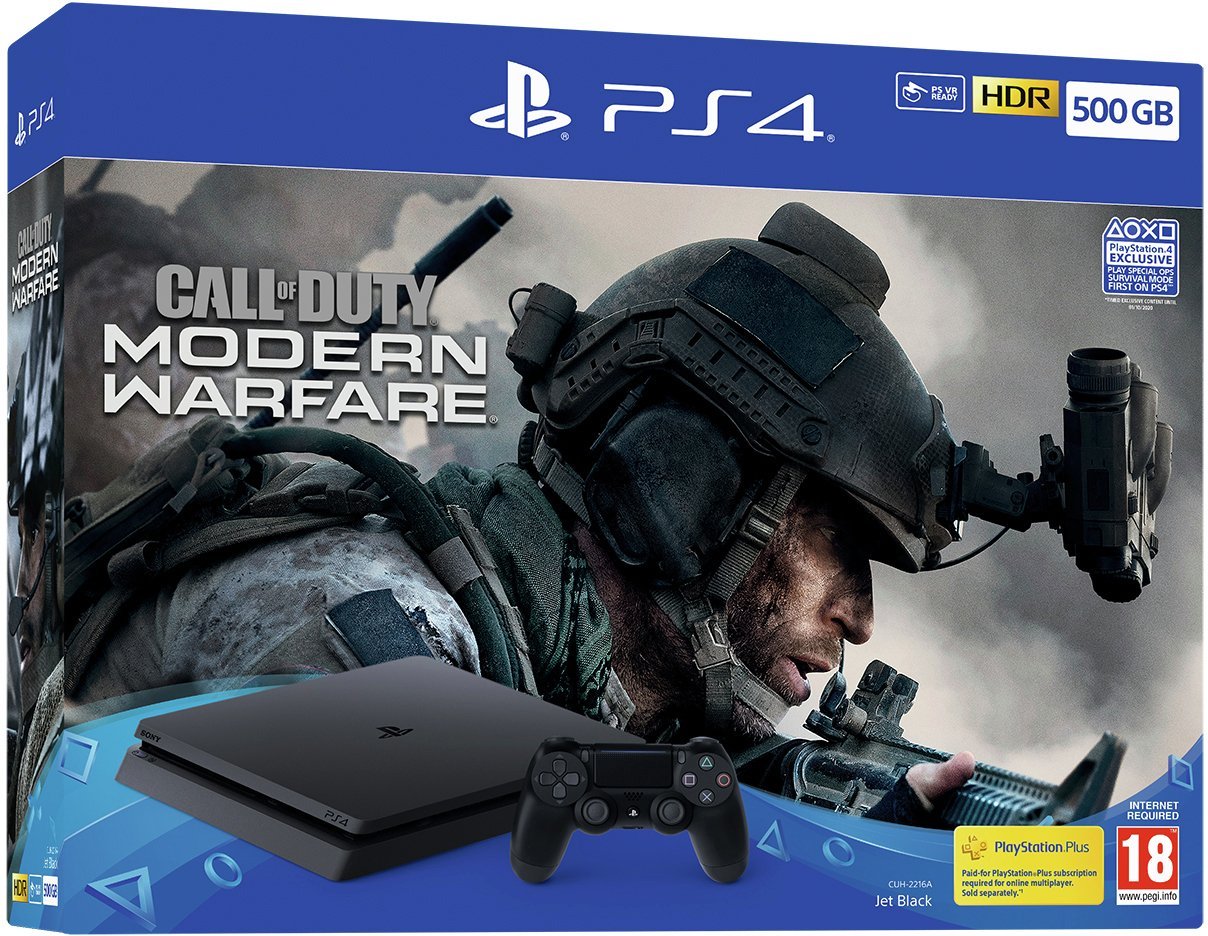 Køb Playstation 4 Slim GB of Duty: Modern Warfare Bundle)