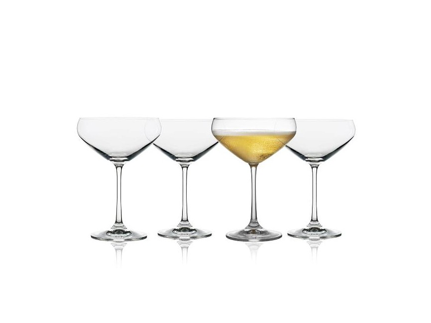 Lyngby Glas - Juvel Champagneglas/Coctailglas Set á 4