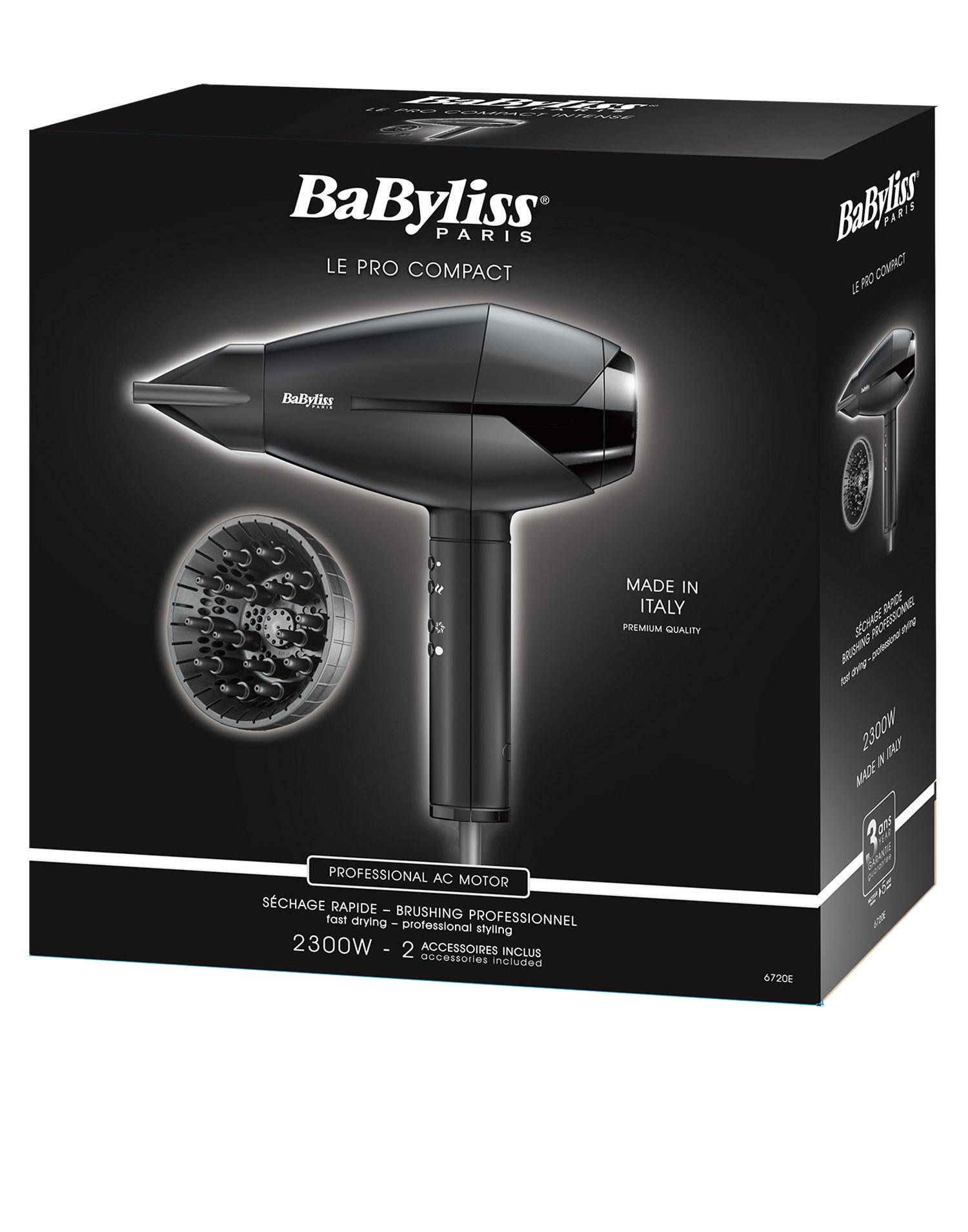 Babyliss mini hair dryer
