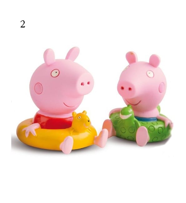 Peppa Pig - Bath Figures - Peppa & George
