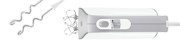 Bosch - Styline Hånd Mixer, 500 W - MFQ4030 - Hvid / Sølv thumbnail-7