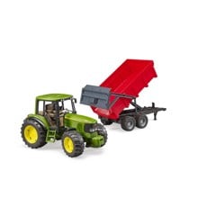 Bruder - John Deere 6920 with tipping trailer , red (02057)