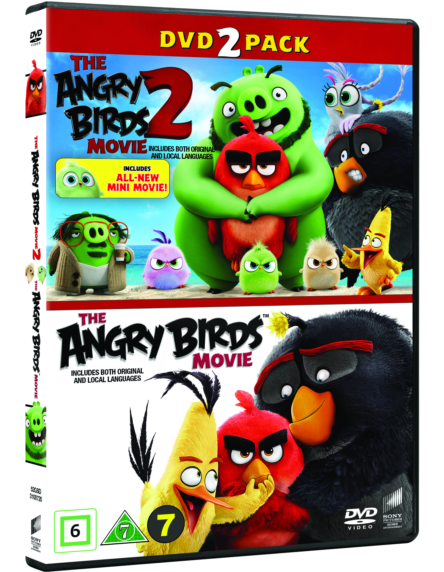 Pearly ild moden Køb The Angry Birds Movie 1+2 Box - Dvd