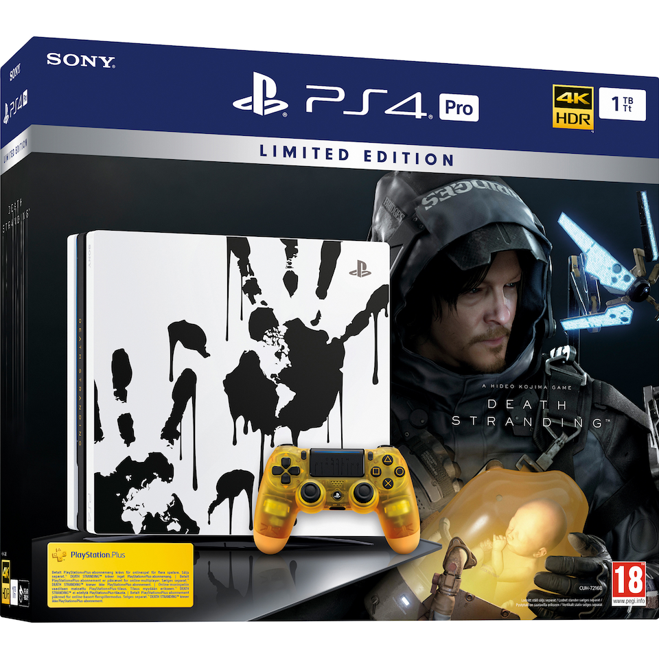 Køb Playstation 4 Death Stranding Pro Console Limited Edition