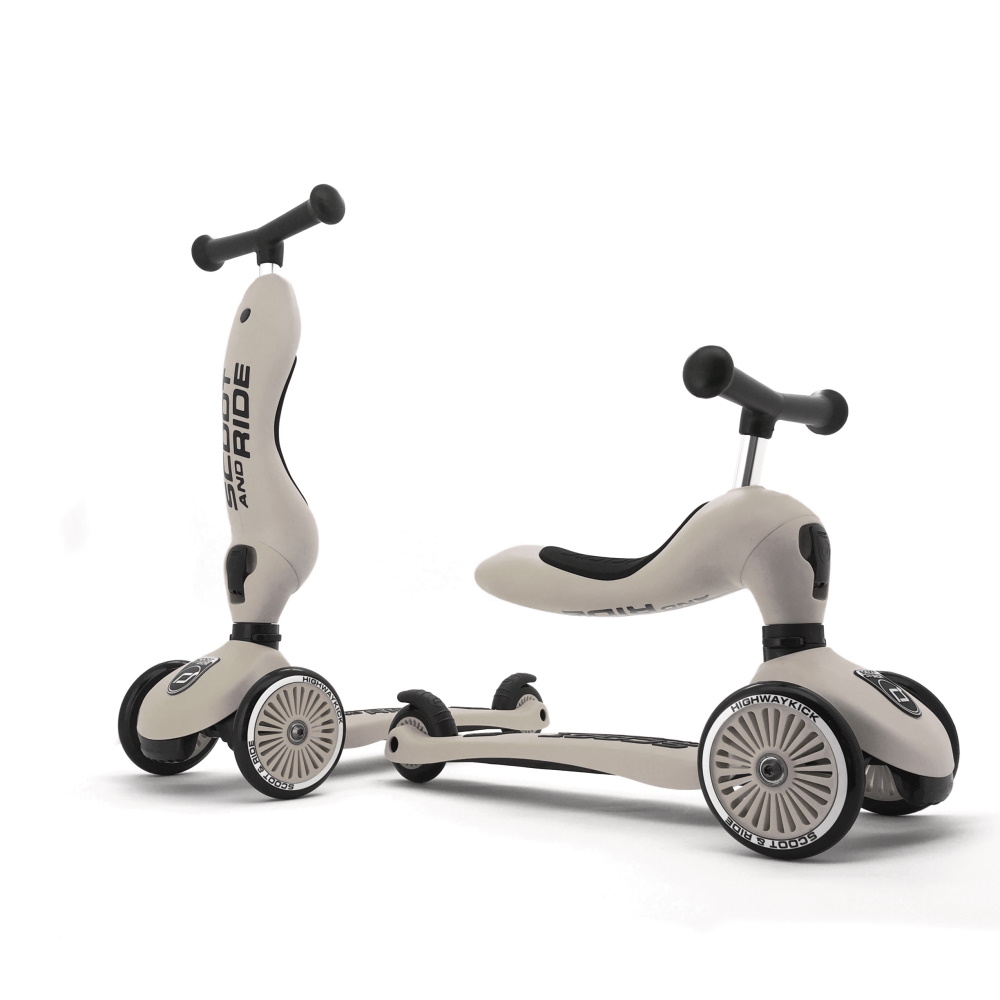 Scoot and Ride - 2 in 1 Balance Bike/ Scooter - Ash (HWK1CW05) - Leker
