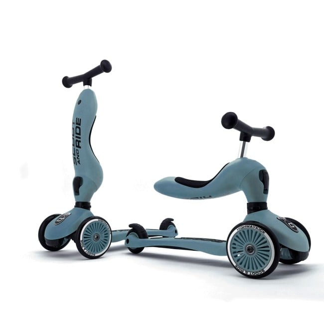 Scoot and Ride - 2 in 1 Balance Bike/ Scooter - Steel (HWK1CW08)