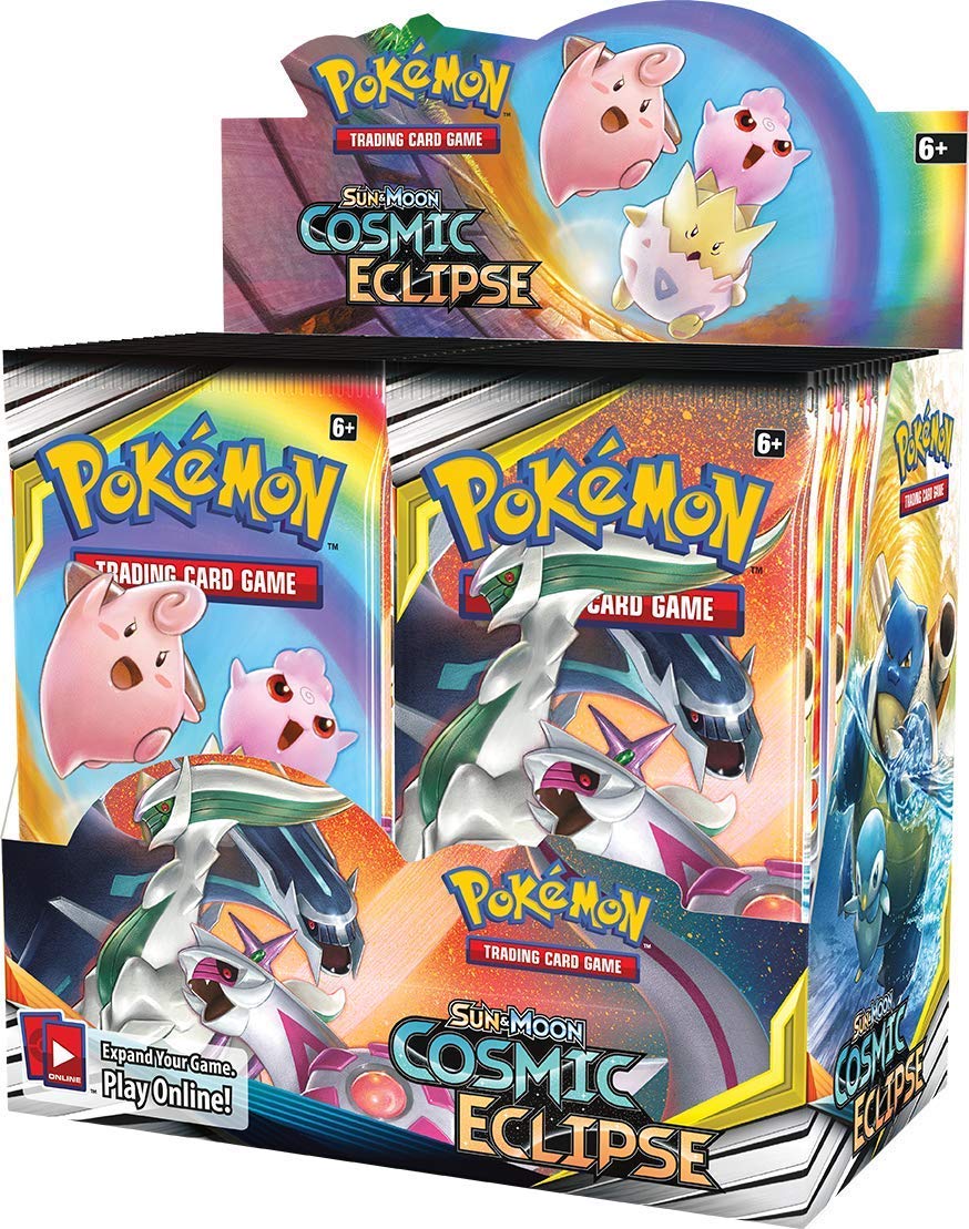 3 Packs Pokemon Sun And Moon Cosmic Eclipse Pokemon Tcg Booster Pack 10 Cards Collectible Card Games Toys Hobbies