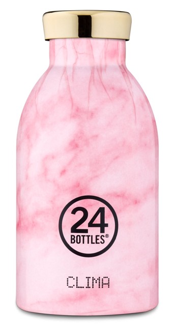24 Bottles - Clima Bottle 0,33 L - Pink Marble