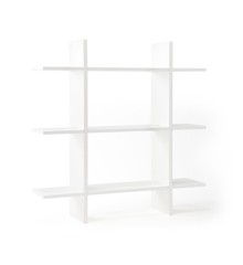 Kids Concept - Wall Shelf with 3 Levels - White (1000438)