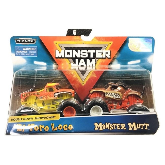 Monster Jam 1:64 2 Pakke - El Toro Loco & Monster Mutt