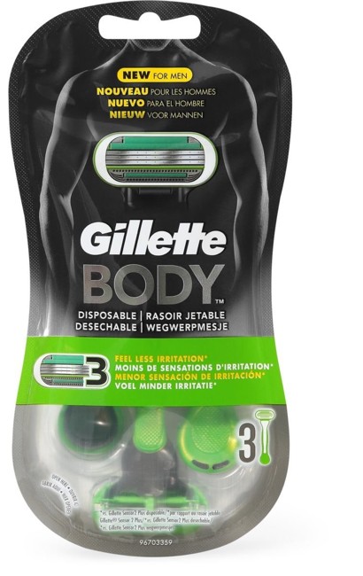 Gillette - Body Razor Disposables For Men x3