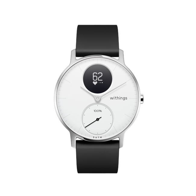 Withings - Steel HR Hybrid Smartwatch - 36mm White