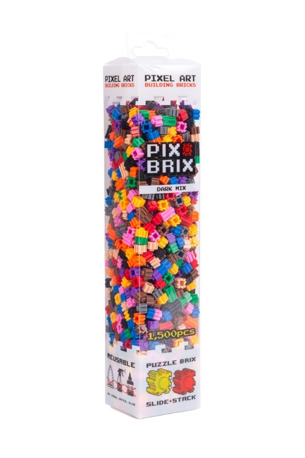 Pix Brix - Mørk Mix -1500 stk