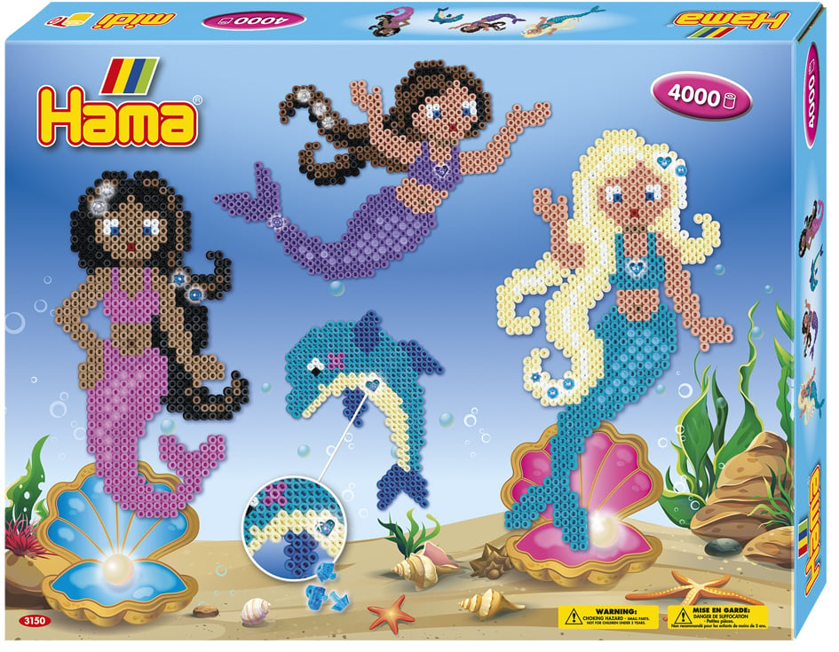 HAMA Beads - Midi - Giftbox - Mermaids (383150) - Leker