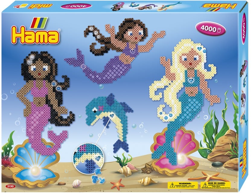 HAMA Beads - Midi - Giftbox - Mermaids (383150)