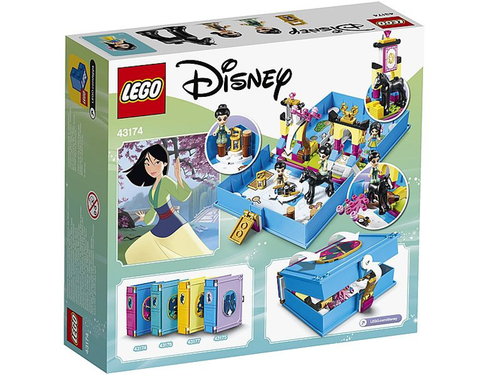 124 Pcs NEW LEGO Disney Princess 43174 Mulan’s Storybook Adventures Age 5 