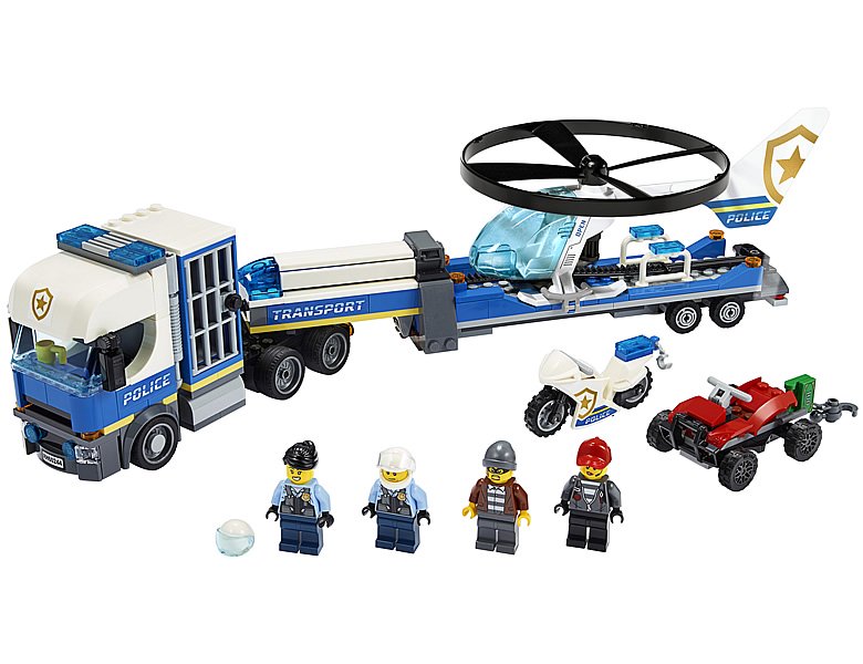 LEGO City - Polizeihubschrauber-Transport (60244)