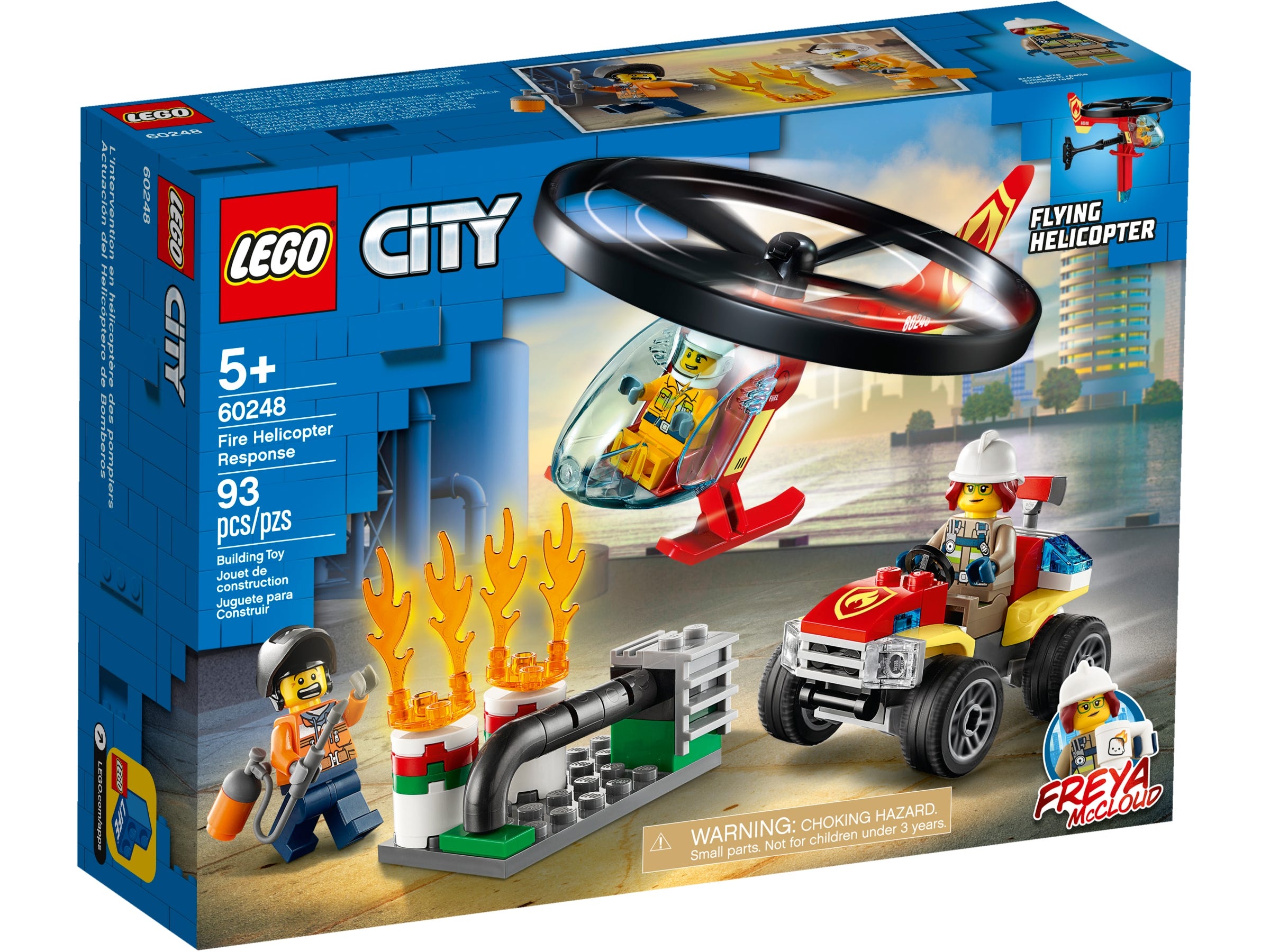 LEGO City - Brandweerhelikopter reddingsoperatie (60248)