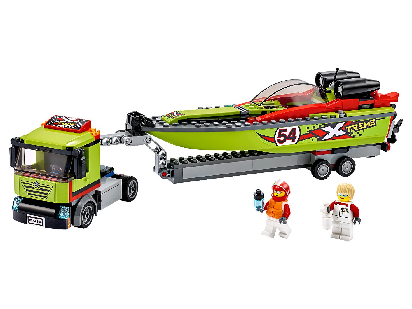 LEGO City - Rennboot-Transporter (60254)