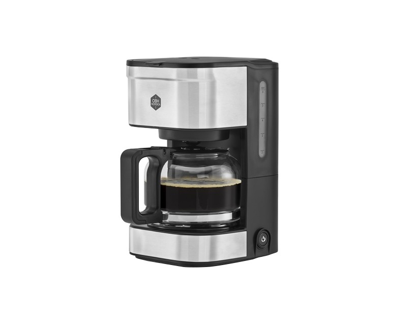 OBH Nordica - Prio Kaffemaskine - Sølv/Sort