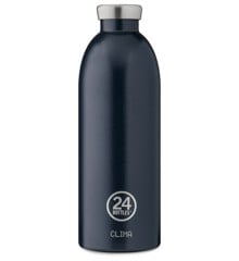 ​24 Bottles - Clima Bottle 0,85 L - Rustic Dyb Blå