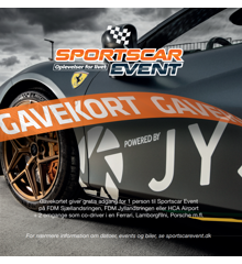 Gift Certificate - SportsCarEvent - 1.600 DKK