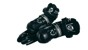Outsiders - Adjustable Kids Inline Rollerblades - Black/Grey (size: 31-34) thumbnail-3