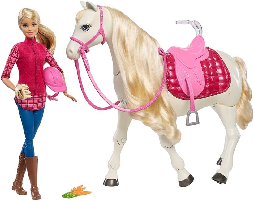 Barbie - Dream Horse Dukke med Interaktiv Hest