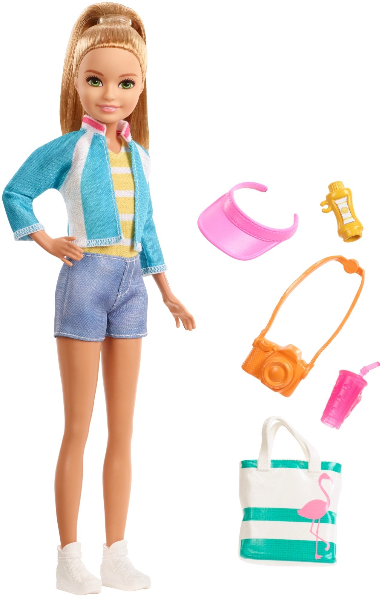overfladisk mølle bag Køb Barbie - Stacie Rejsedukke