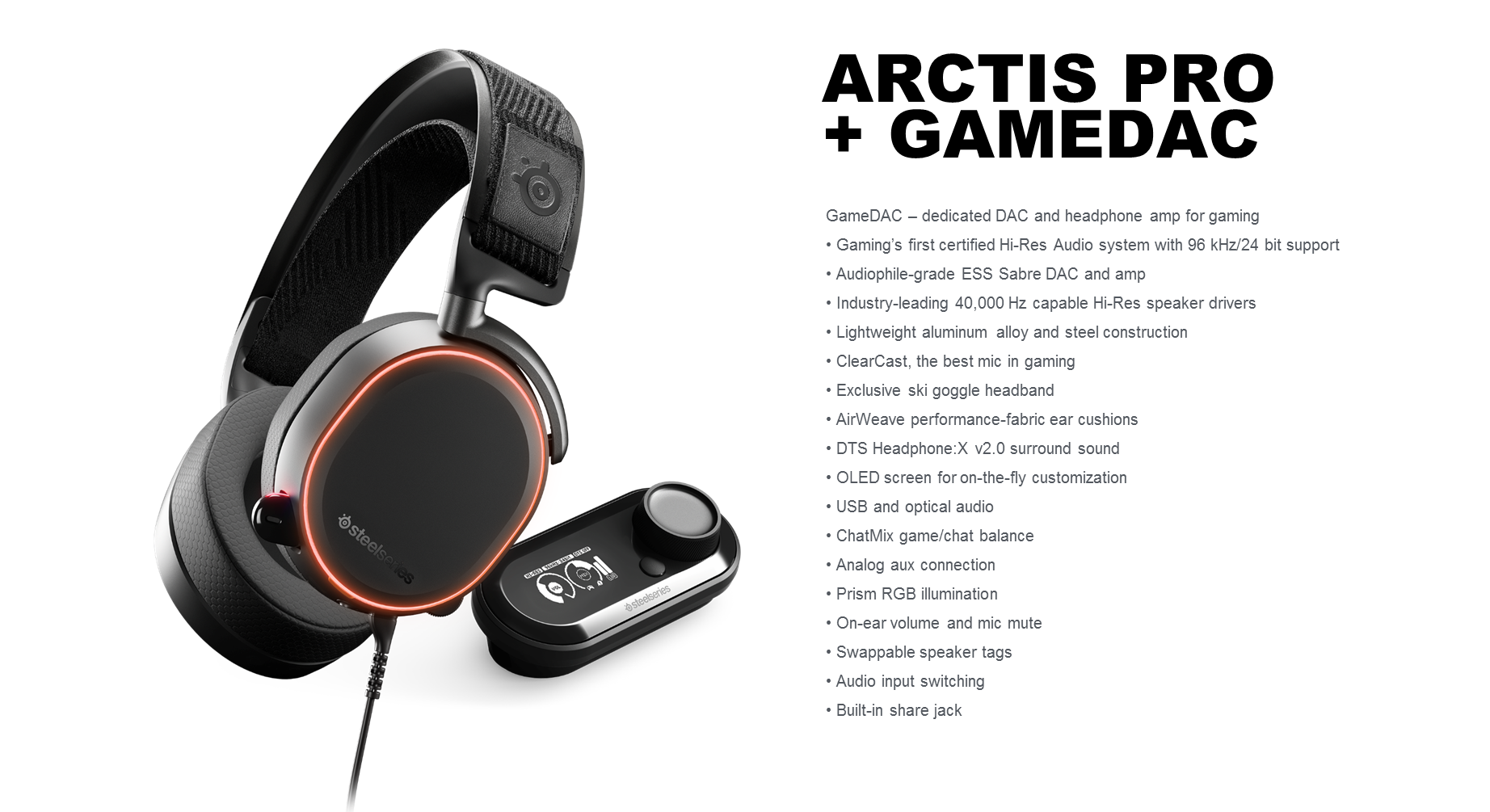 Kaufe Steelseries Arctic Pro Dac Headset Stand Hs 1 Bundle Kaufe Steelseries Arctic Pro Dac