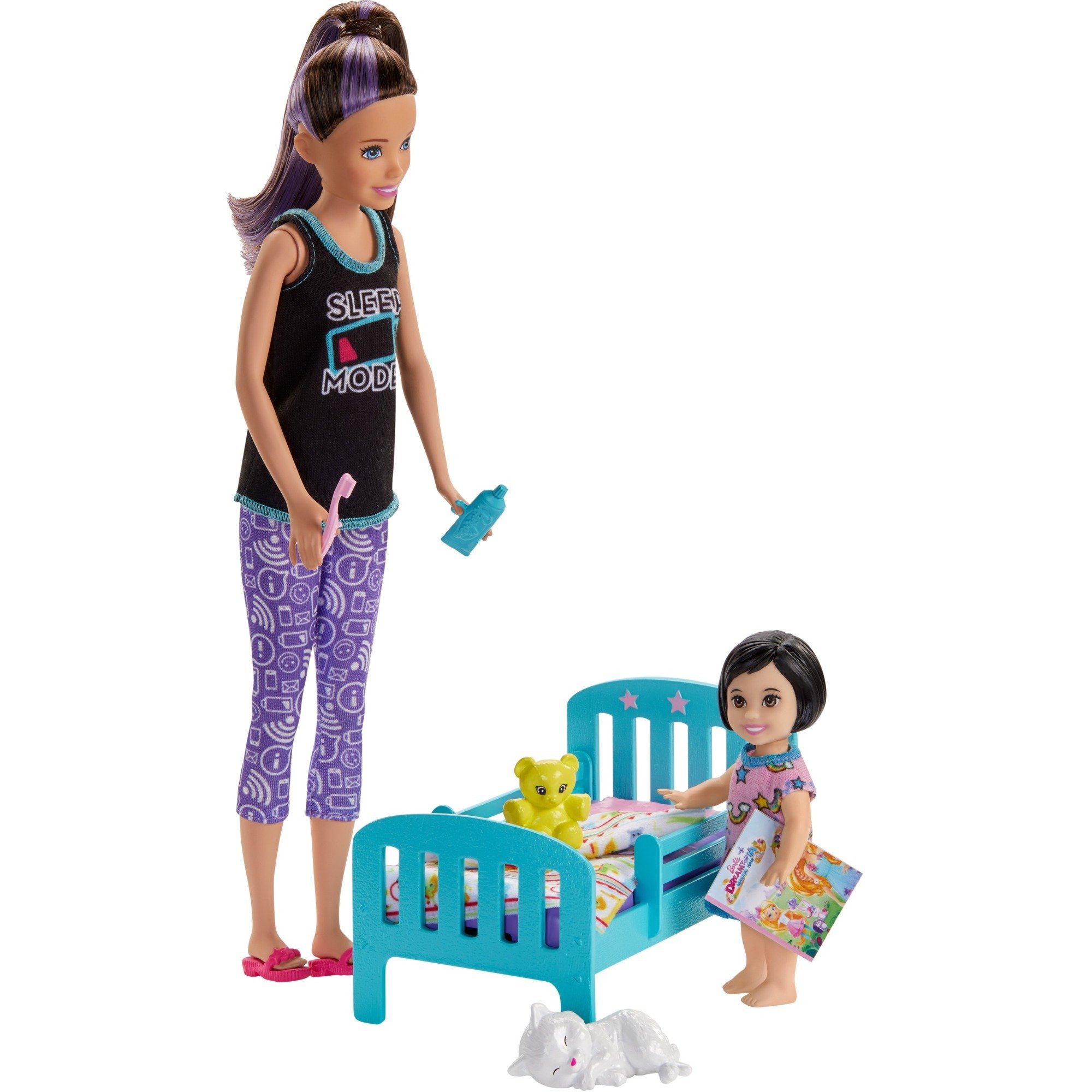 Barbie - Babysitter Playset - Bedtime (GHV88) - Leker