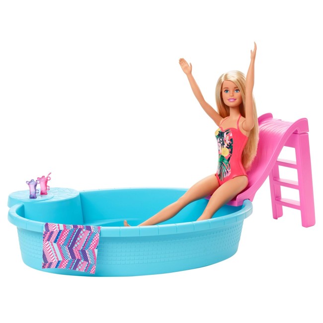 Barbie - Doll and Pool Playset (GHL91)