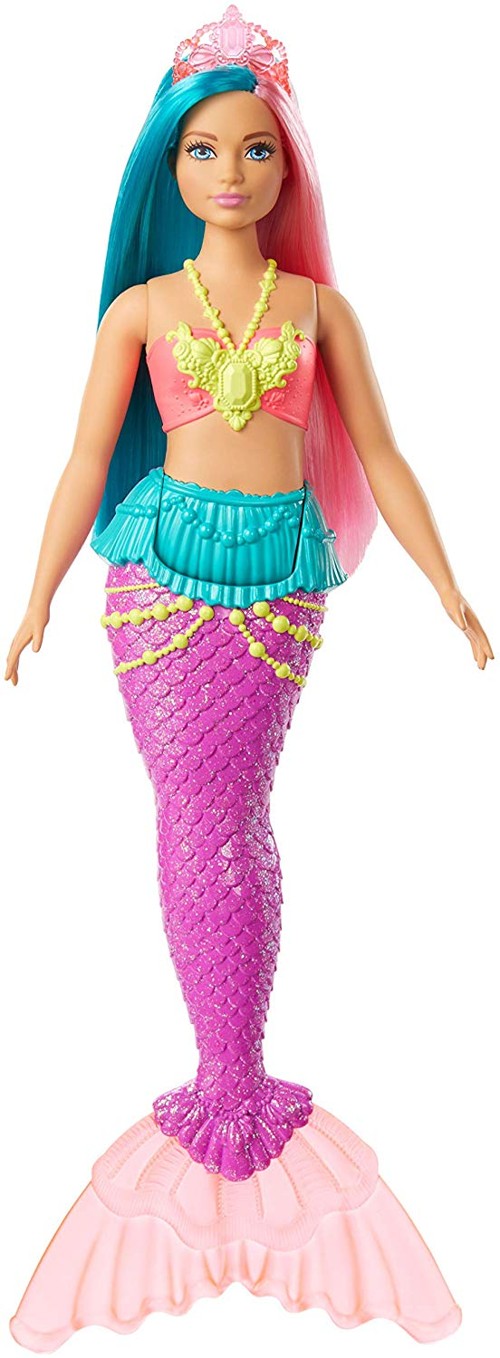 Køb Barbie Dreamtopia Havfrue Dukke - - Curvy