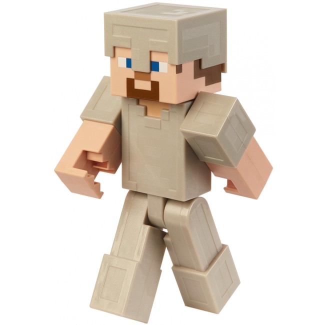 Minecraft - 20 cm Figur - Steve i Rustning