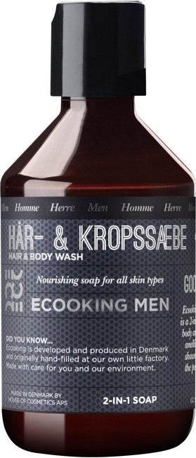 Ecooking - Men Hår & Krop Shampoo 250 ml