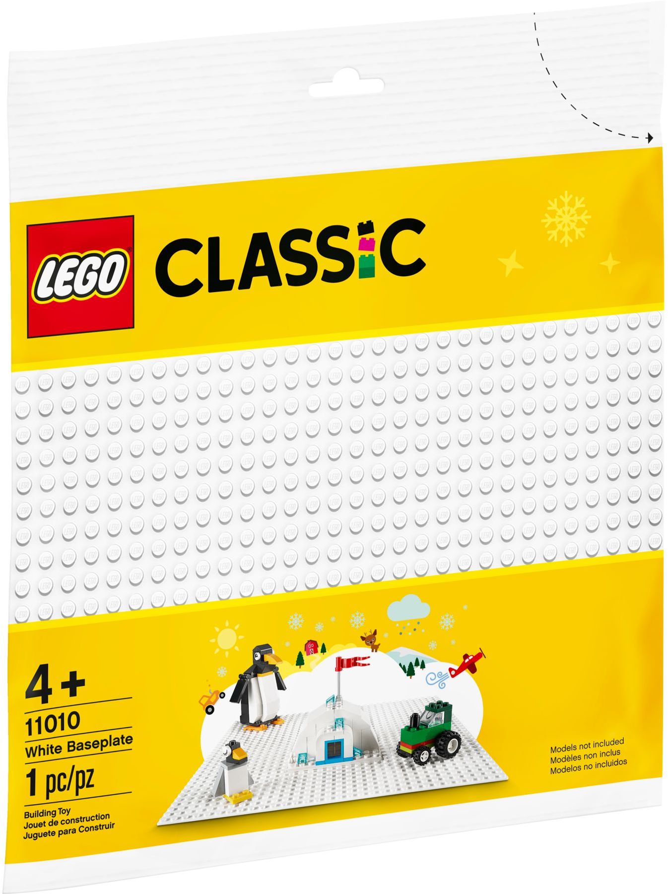 LEGO Classic - Vit basplatta   (11010)