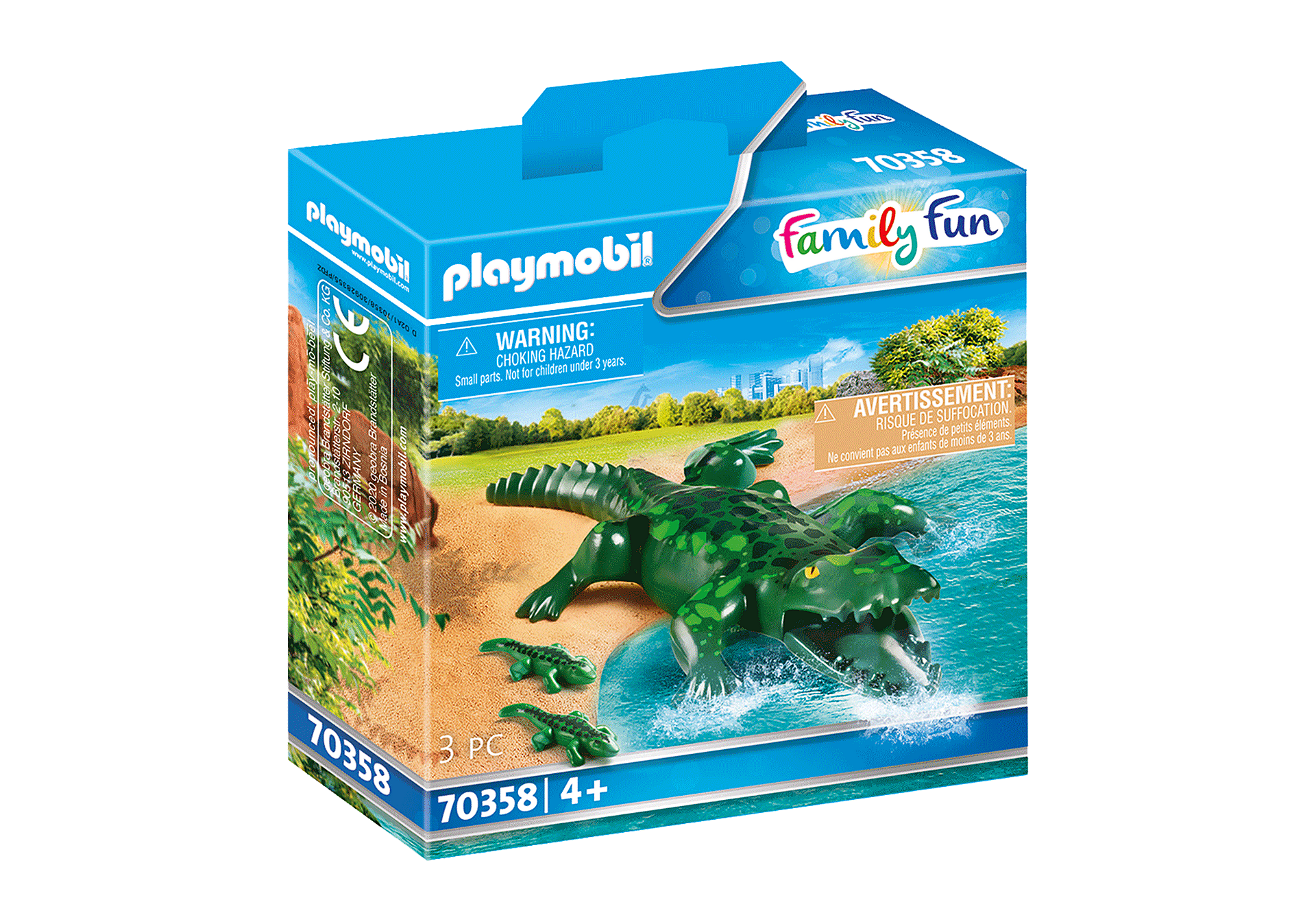 Playmobil - Alligator med ungar  (70358)