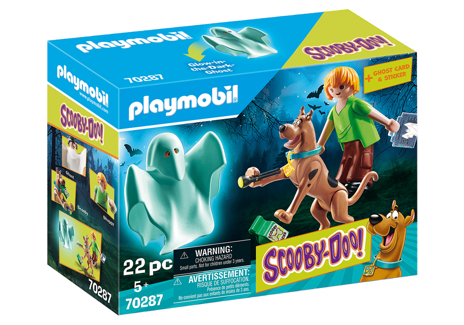 Playmobil - Scooby-Doo - Scooby & Shaggy with Ghost (70287)