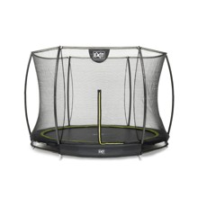 EXIT - Silhouette In Ground Trampoline Ø 244 cm w/Safety Net - Black (12.95.08.00)