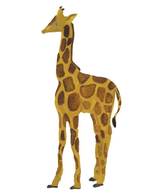 That's Mine - Wall Sticker Giraf Baby - Gul